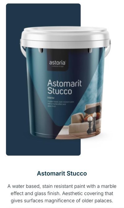 Astoria German paint (Astomarit Stucco)