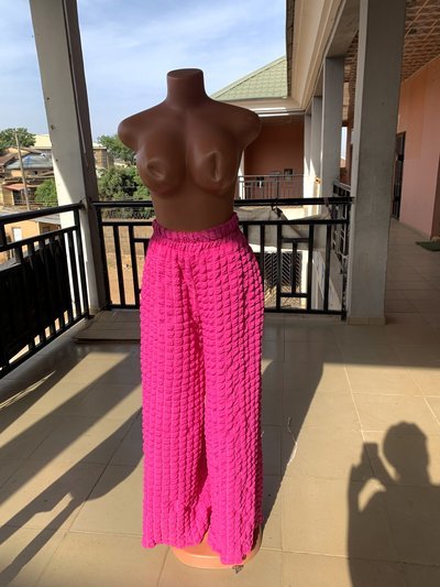 Puffy palazzo pants